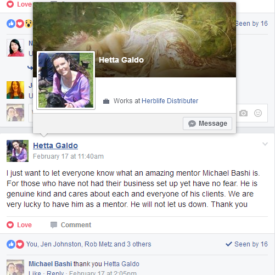 Testimonial From Hetta Galdo – United Kingdom